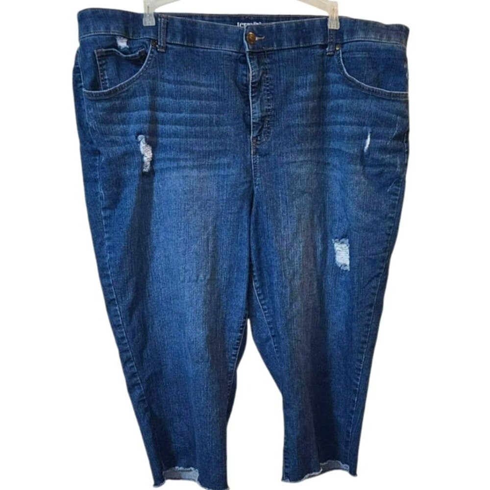 $5 if Bundled! Women's Distressed Jean Capri's